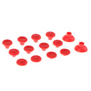 14 in 1 Thumbstick Thumb Stick Replacement for PS4 XBOX One Controller-Red