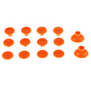 14 in 1 Thumbstick Thumb Stick Replacement for PS4 XBOX One Controller-Orange