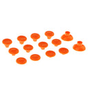 14 in 1 Thumbstick Thumb Stick Replacement for PS4 XBOX One Controller-Orange