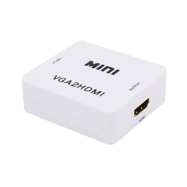 VGA Audio to HDMI Converter Box Adapter for HD 1080P Analog to Digital HDTV