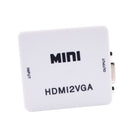 HDMI to VGA Converter 1080P 60Hz VGA Output Mini HDMI to VGA with Audio