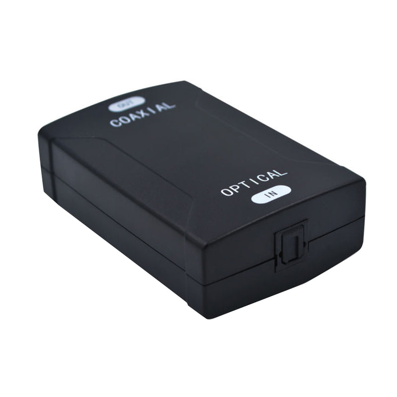 Coaxial RCA S/PDIF to Optical Toslink Digital Audio 24bit Converter Adaptor
