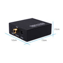 Digital Optical Coaxial Toslink Signal to Analog Audio Converter L/R Adapter for DVD TV