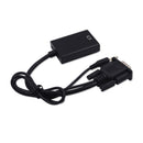 VGA to HDMI Output 1080P HD+Audio TV AV HDTV Video Converter Cable Adapter