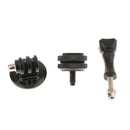 Tripod Mount Adapter + 1/4'' Hot Shoe + Long Thumb Screw For Gopro Hero 5 4 3