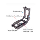 Hand Grip QR Quick Release L Plate Camera Holder for Canon 5D3 5DIIII