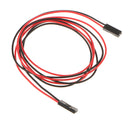 70cm 2pin Female to Female Adapter Cables Set 2P Jumper Wire for 3D Printer
