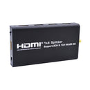 HDMI Splitter 1x4 Amplifier Repeater 1080p 1 in 4 out V1.4 Converter Box Hub