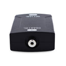 Optical Digital Audio Signal Converter COAX Coaxial In to TOSlink Out Connector