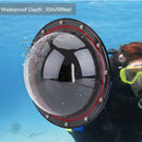 Underwater Dome Port 6 inch Transparent Diving Lens Hood Cover for Gopro 4S /5S