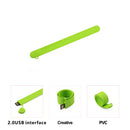 Green Magic Ruler Slap Band USB2.0 Flash-Memory Stick Storage Thumb for PC 64GB