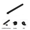 Black Magic Ruler Slap Band USB2.0 Flash-Memory Stick Storage Thumb for PC 64GB
