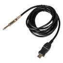 9.8FT Guitar Audio Cable Bass 1/4'' USB TO 6.3mm Jack Connection Instrument Cable for Windows XP or Vista, Windows 7 PC