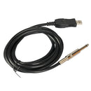 9.8FT Guitar Audio Cable Bass 1/4'' USB TO 6.3mm Jack Connection Instrument Cable for Windows XP or Vista, Windows 7 PC