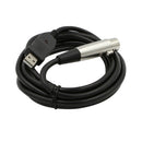 3Meter USB2.0 Microphone Cable USB Male To XLR Female Instrument Cable