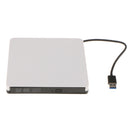 External USB3.0 DVD ROM Super Driver CD Burner for PC Desktop Plug and Play White
