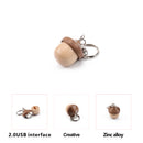 32GB USB Flash Drive Memory Stick Pen Drive Mini Woody Nut Style for Laptop