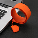 Flash Drive Memory Stick Pen Drive Disk USB 2.0 External Storage Orange Wrist 64-GB