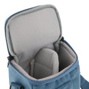 Blue Shockproof Camera Organizer Bag Shoulder Case for Mirrorless Camera &Lens