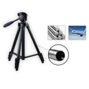 60"Aluminum Alloy Camera Tripod Camcorder Monopod with 3-Way Swivel Pan Head