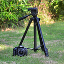 60"Aluminum Alloy Camera Tripod Camcorder Monopod with 3-Way Swivel Pan Head