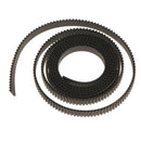 1meter/3.3ft GT2 6mm Width Fiber Reinforced Rubber Timing Belt for CNC Prusa i3 3D Printer Black