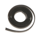 1meter/3.3ft GT2 6mm Width Fiber Reinforced Rubber Timing Belt for CNC Prusa i3 3D Printer Black
