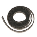 1meter/3.3ft GT2 6mm Width Fiber Reinforced Rubber Timing Belt for CNC Prusa i3 3D Printer Black