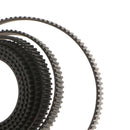 1meter/3.3ft GT2 6mm Width Fiber Reinforced Rubber Timing Belt for CNC Prusa i3 3D Printer Black