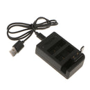 Portable 3-Channel Charger Battery & Remote Control Charging Dock for GoPro