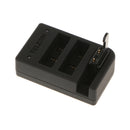 Portable 3-Channel Charger Battery & Remote Control Charging Dock for GoPro