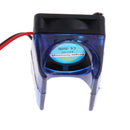 24V Blue Injection Molding V6 Radiator Fan With Fan Cover For 3D Printer DIY
