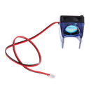 24V Blue Injection Molding V6 Radiator Fan With Fan Cover For 3D Printer DIY