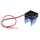 24V Blue Injection Molding V6 Radiator Fan With Fan Cover For 3D Printer DIY