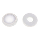 2 Pieces Replacement Supra-aural Ear Pad Cushion for JBL Synchros E40 E40BT Headphone White