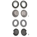 Protein leather Ear Cushion Cover for QC25 QC35 QC15 QC2 AE2i AE2w Headphone Light gray
