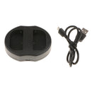 Dual Camera Battery Charger for Canon EOS 5D Mark II EOS 60D EOS 6D EOS 7D