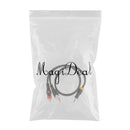 RCA Audio Cable 3.5mm Male to 2 RCA Male Cable Y Splitter Connect Wire 0.5m
