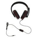 Stereo Wired Headset Gaming Double Ear Headphone with Mic for Sony PS4 Laptop