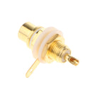 RCA Female Socket Plug Coupler Connector Converter Adaptor for TV DVD PC White
