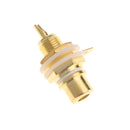 RCA Female Socket Plug Coupler Connector Converter Adaptor for TV DVD PC White