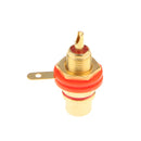 RCA Socket Audio Video Female Cable Connector RCA Female For Audio & Video Red