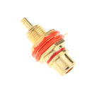 RCA Socket Audio Video Female Cable Connector RCA Female For Audio & Video Red