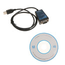 1Piece FTDI Chip USB2.0 to DB9 RS232/RS-232 COM Serial Cable Converter Adapter Cord