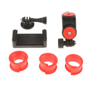 Bicycle Phone Mount 33-34mm Handlebar Adapter Mount for GoPro Hero 6/5/4/3+