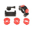 Bicycle Phone Mount 33-34mm Handlebar Adapter Mount for GoPro Hero 6/5/4/3+