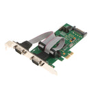 4 Port Pci-E To Rs232 Serial Expansion Card DB9 COM RS232 with Low Bracket