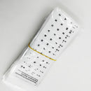 Spanish Keyboard Sticker Replacement Letters For Laptop White Background