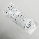 Korean Keyboard Sticker Replacement Letters For Laptop White Background