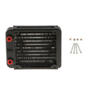 10 Pipe  120mm Radiator Aluminum G1/4inch Threaded for Computer Liquid Cooling